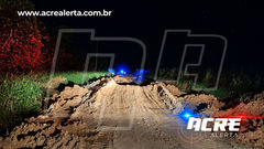 Péssimas Condições de Trafegabilidade: Policia Civil ajuda equipe do SAMU a realizar atendimento mesmo com ambulância impedida de trafegar em ramal de rio Branco