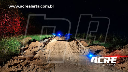 Péssimas Condições de Trafegabilidade: Policia Civil ajuda equipe do SAMU a realizar atendimento mesmo com ambulância impedida de trafegar em ramal de rio Branco