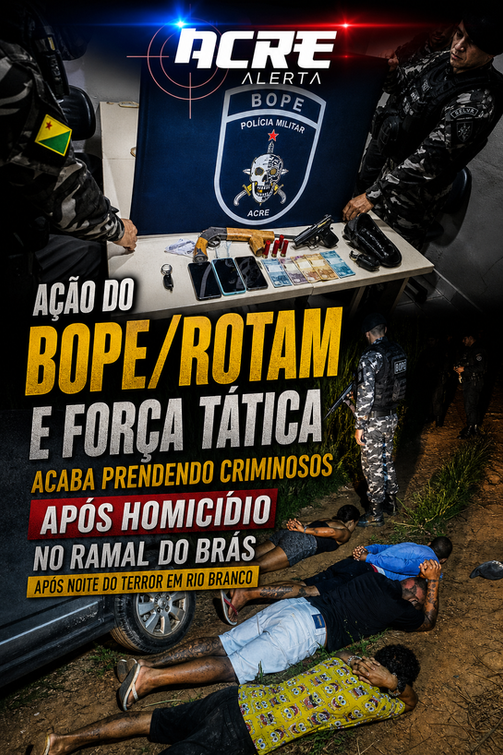 EXECUÇÃO: Sequestrado na Cidade do Povo, jovem é executado com tiro no rosto e quadrilha é presa com armas dentro de carro roubado em Rio Branco