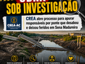 CREA abre processo para apurar responsáveis por ponte que desabou e deixou feridos em Sena Madureira