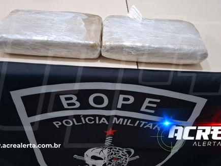 Suspeito é preso com cerca de 2 kg de maconha em mochila após tentar fugir de bicicleta na Baixada da Sobral