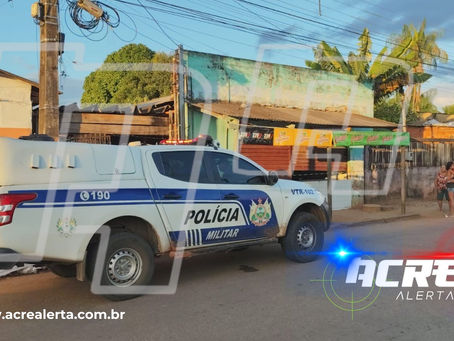 Idoso é executado a tiros dentro de mercearia na Baixada da Sobral em Rio Branco
