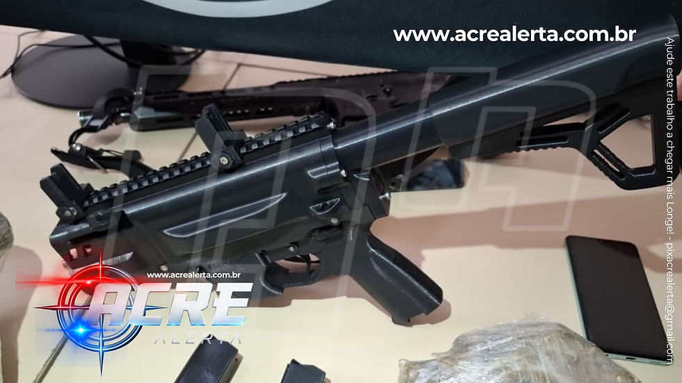 DROGAS E ARMA: Suspeito foge de abordagem do CHOQUE do BOPE e polícia apreende maconha e submetralhadora calibre 9 mm