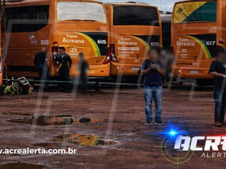 Fatalidade: borracheiro morre após explosão de pneu em garagem de ônibus em Rio Branco