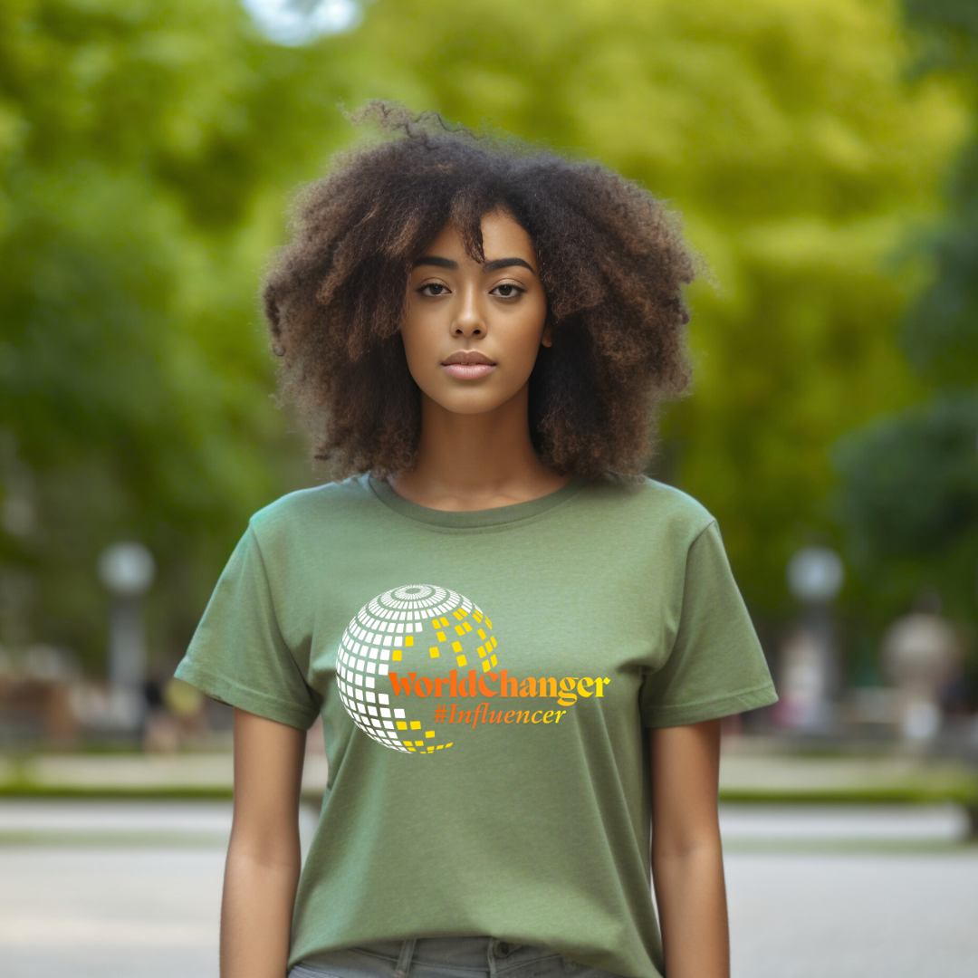 WorldChanger #Influencer T-Shirt (Green)