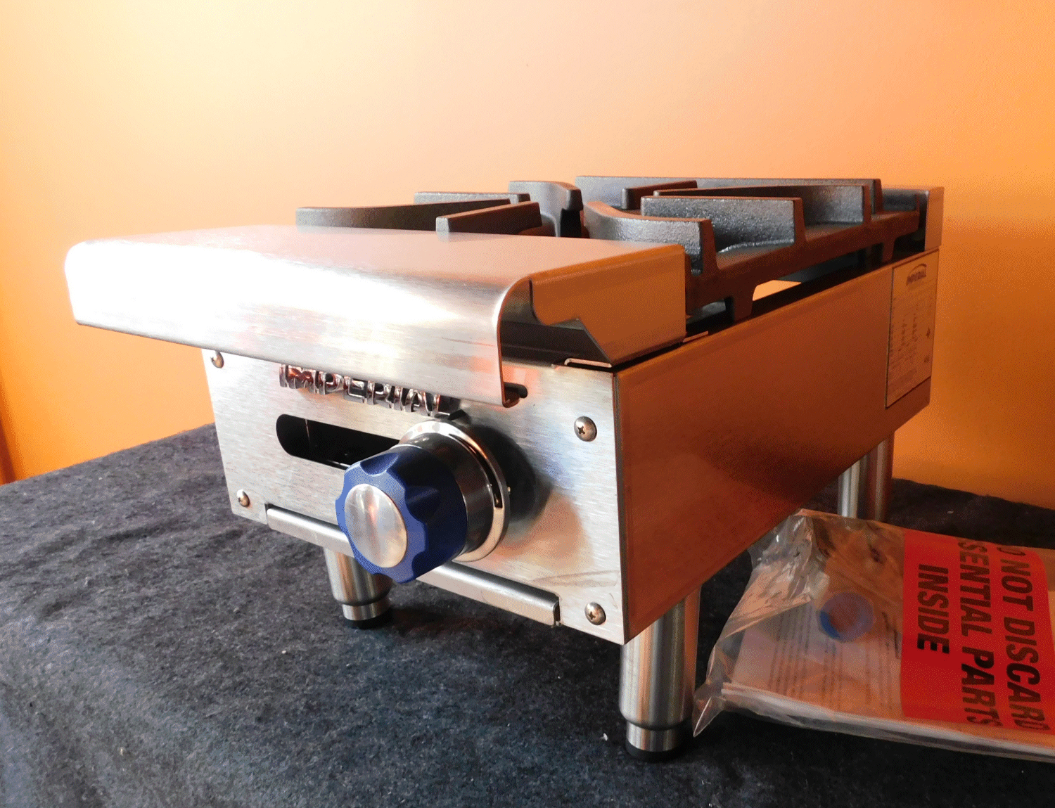 Imperial Heavy Duty 1 Burner Natural Gas Hot Plate trec
