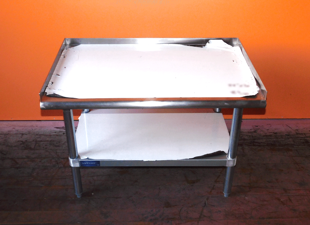 72" x 30" Stainless Steel Equipment Stand Lowboy Table trec