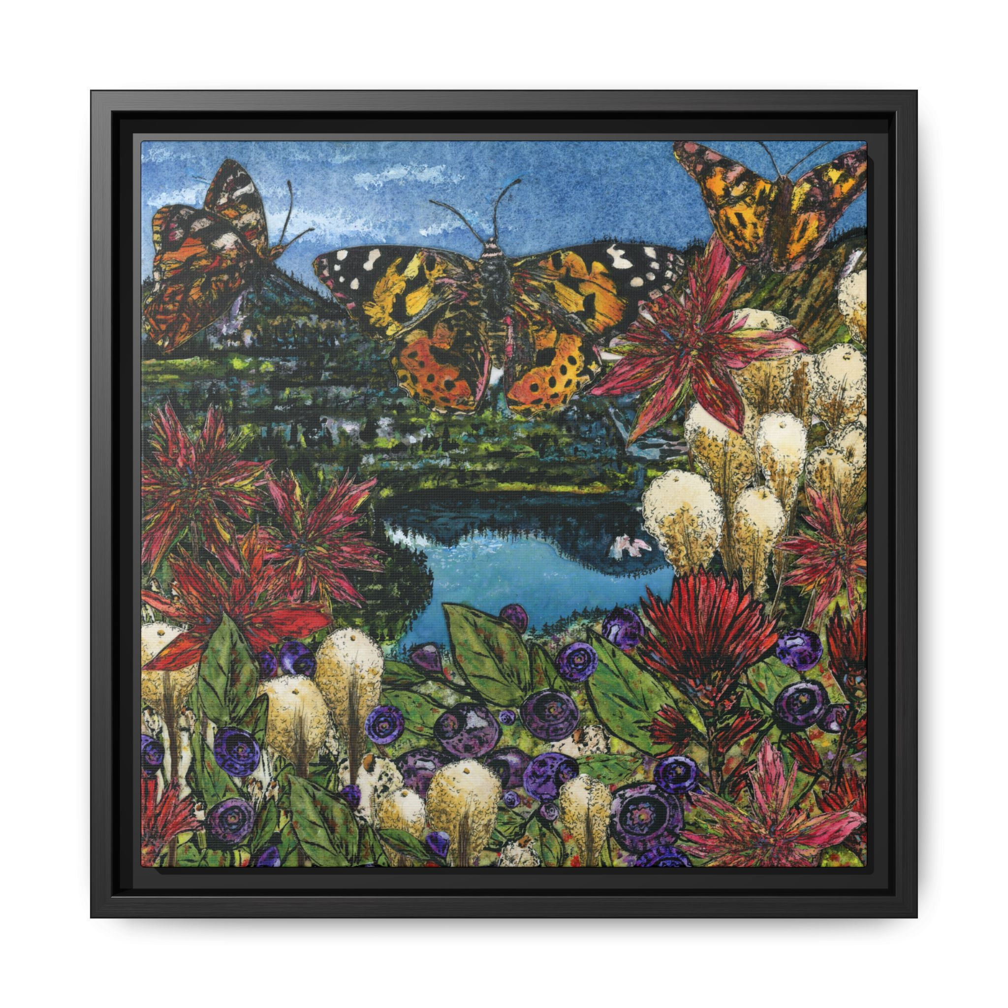 Painted Ladies at the Jewel