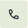 Icon of a telephone receiver on a light green background.