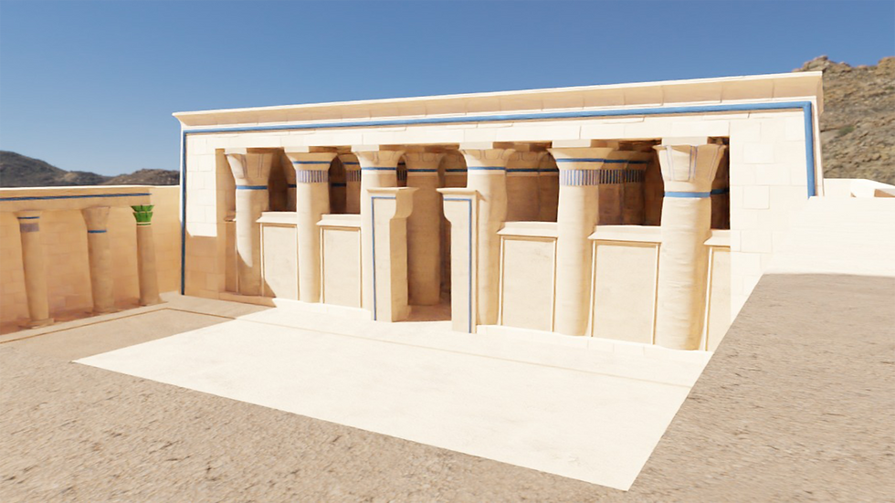 Miniatura: Egyptian temple