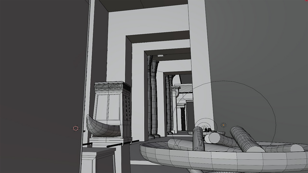 Miniatura: Egyptian temple