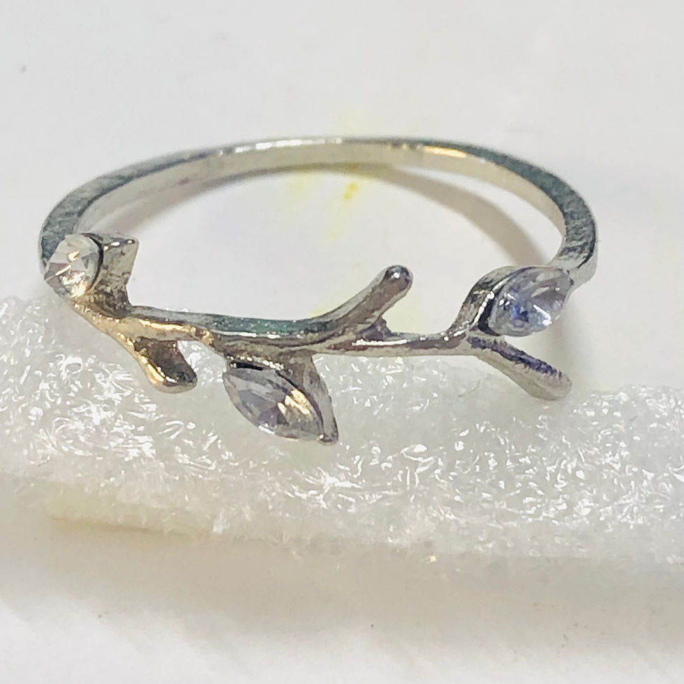 Miniatura: Anello lavorazione "Moderna con zirconi" alta finitura mis.