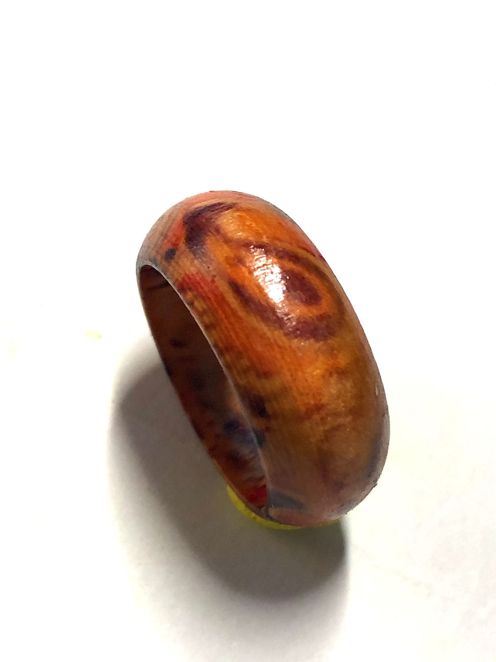 Miniatura: Anello in legno di alta qualità e durezza FATTO A MANO misura 12