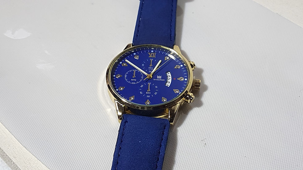 Miniatura: SHAARMS orologio originale sportivo BLU