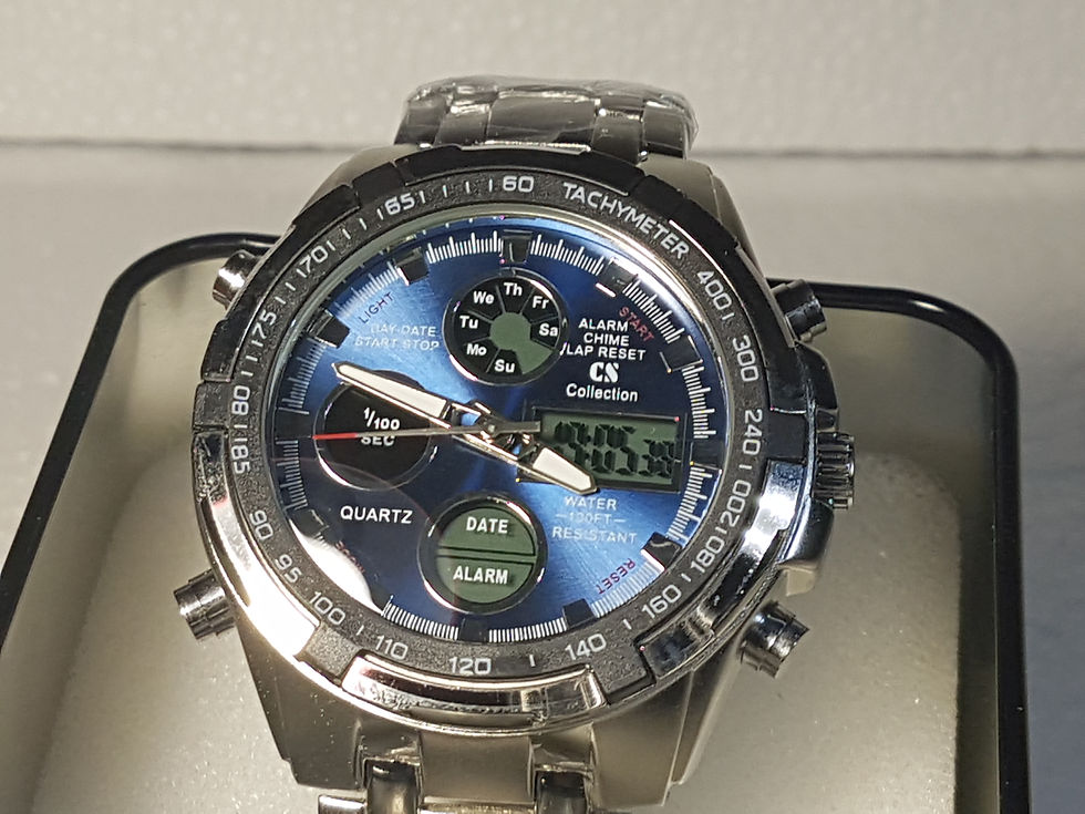 Miniatura: Orologio CS COLLECTION quartz cinta maglia metallica