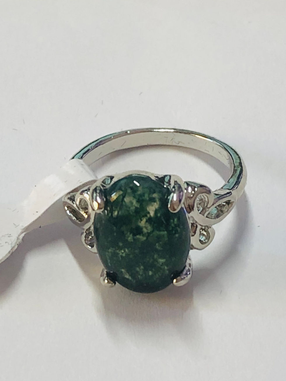 Miniatura: Anello con pietra naturale dura "CABOCHON" finemente lavorato mis. mis.