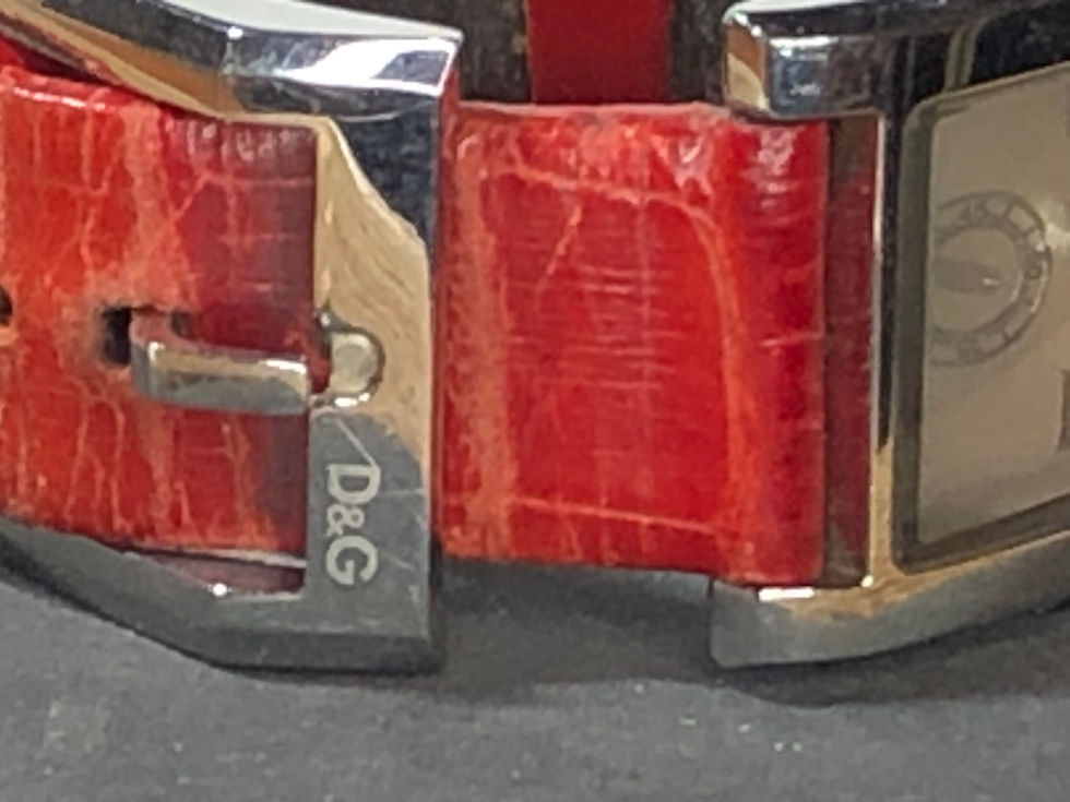 Miniatura: Orologio vintage quarzo  D&G con cinturino speciale a doppia regolazione