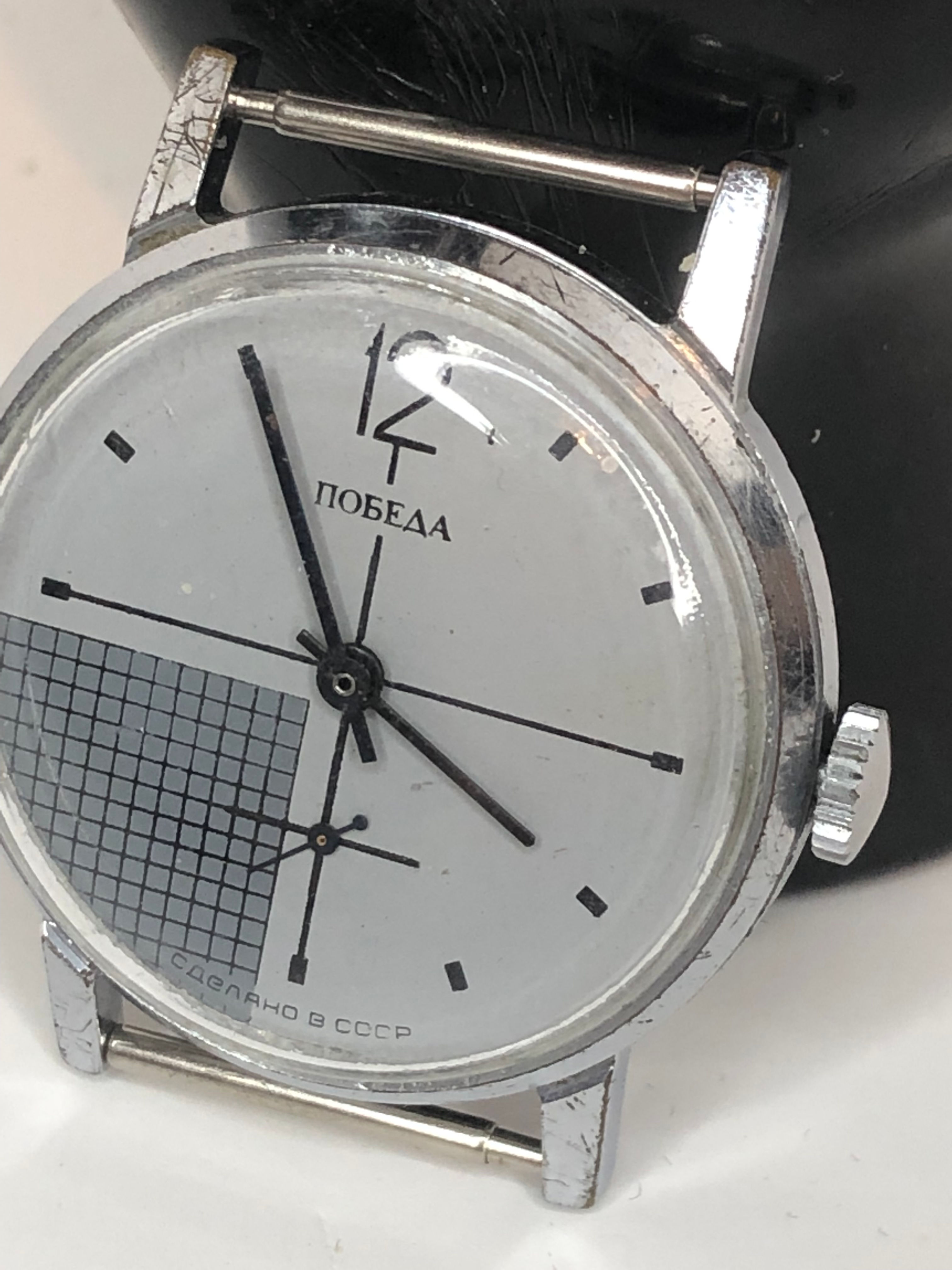 Orologio Originale Russo Vintage classico POBEAA Made in CCCP