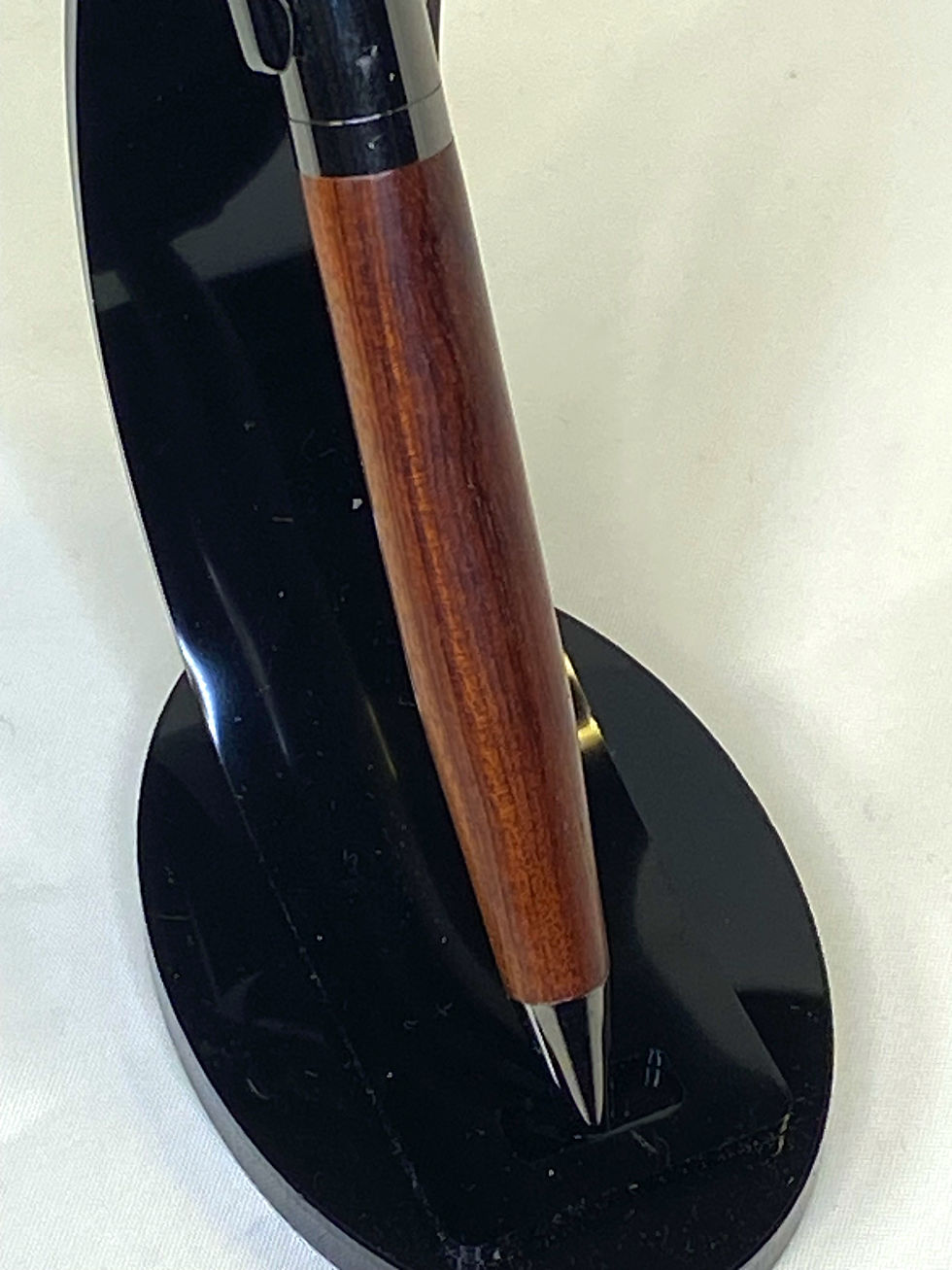 Miniatura: Penna a Sfera FATTA A MANO in metallo e legno di quercia EA