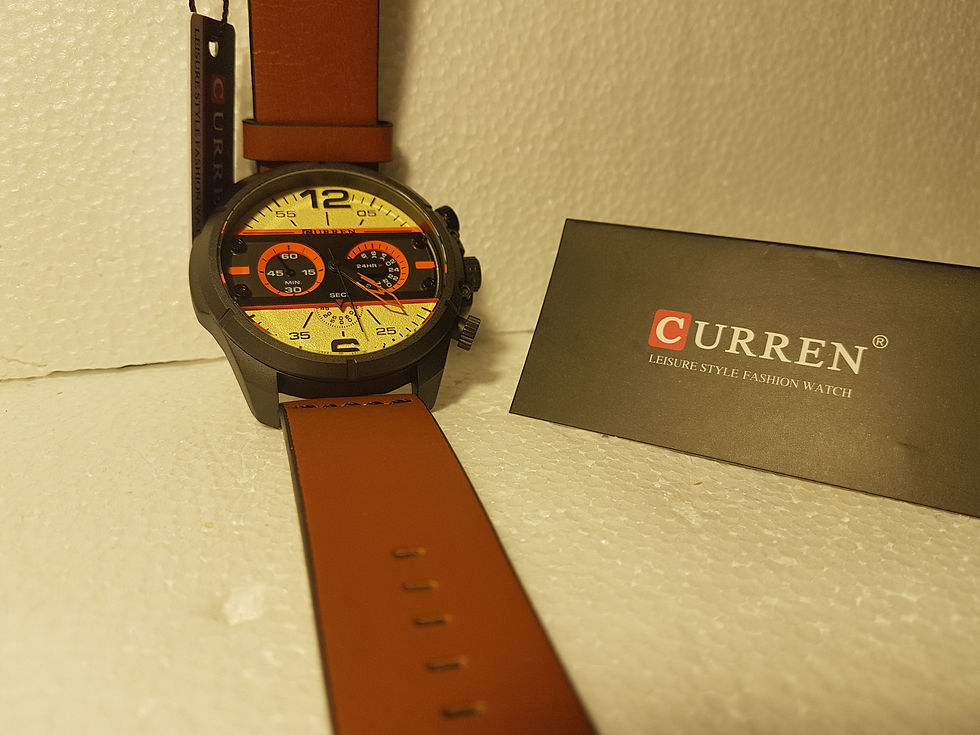 Miniatura: Orologio CURREN 8329  quarzo cinta cuoio marrone