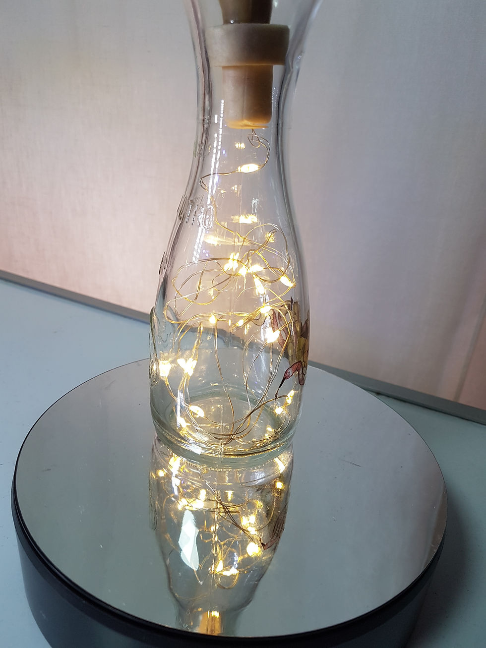 Miniatura: Lampada bottiglia a led per ambienti accoglienti e romantici