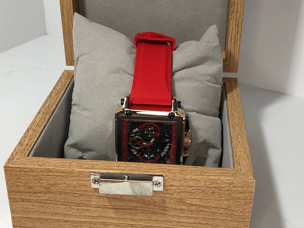 Miniatura: Orologi da uomo LIGE orologio sportivo quadrato di lusso