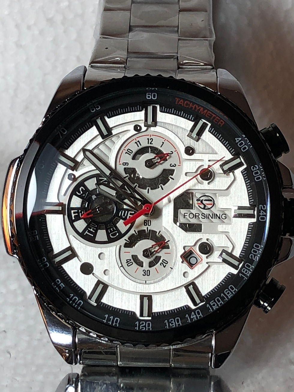 Miniatura: Orologio acciaio tipo AUTOMATICO di ottima qualità FORSINING Lifefornow