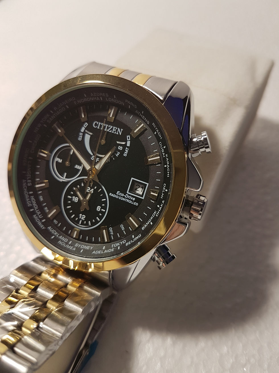 Miniatura: Orologio CITIZEN Usato in ottime condizioni Eco Drive cinta maglia metallica