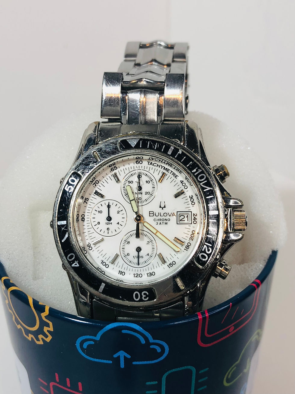 Miniatura: Orologio Vintage BULOVA Chrono 3 Atm