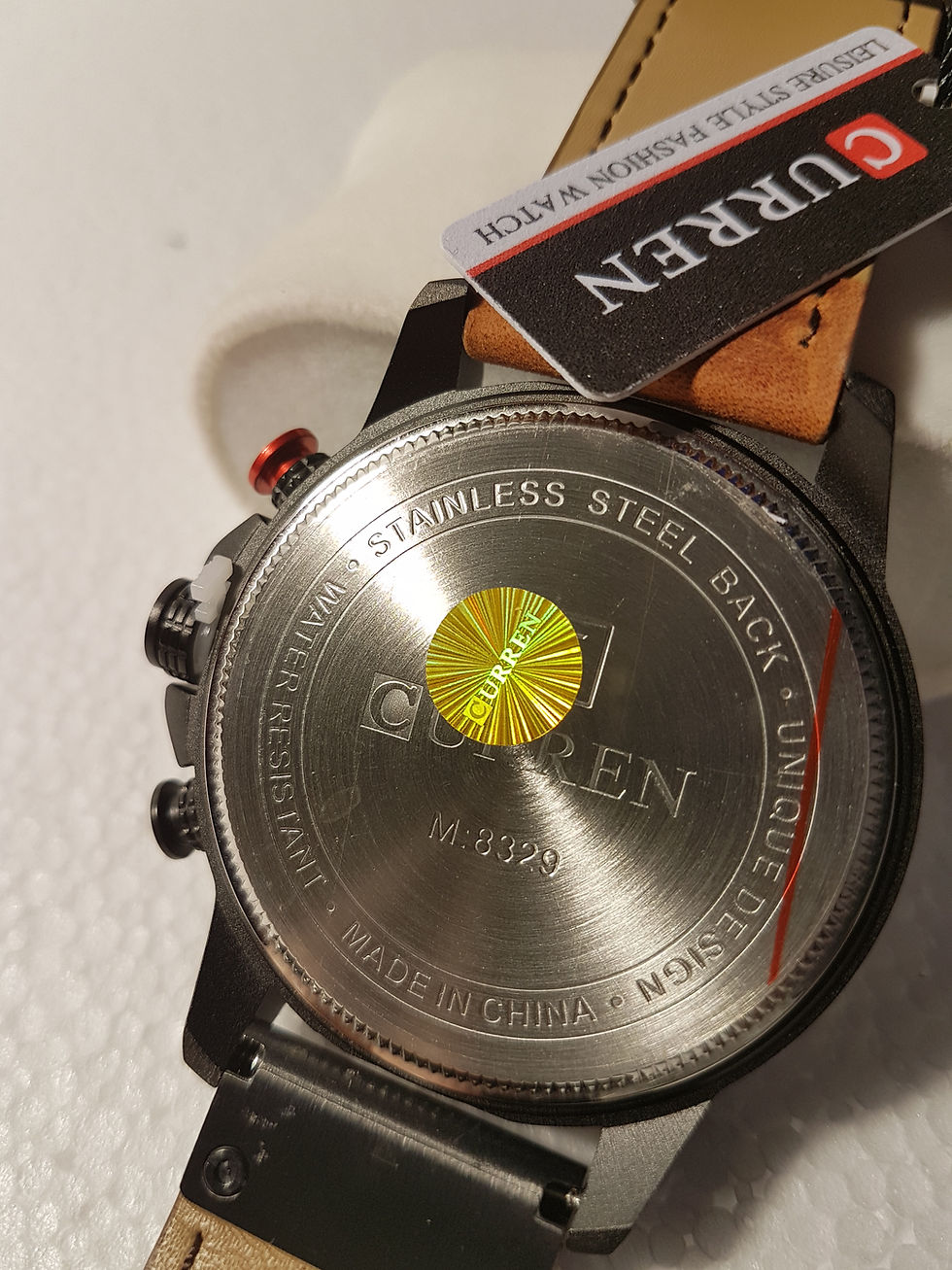 Miniatura: Orologio CURREN 8329  quarzo cinta cuoio marrone