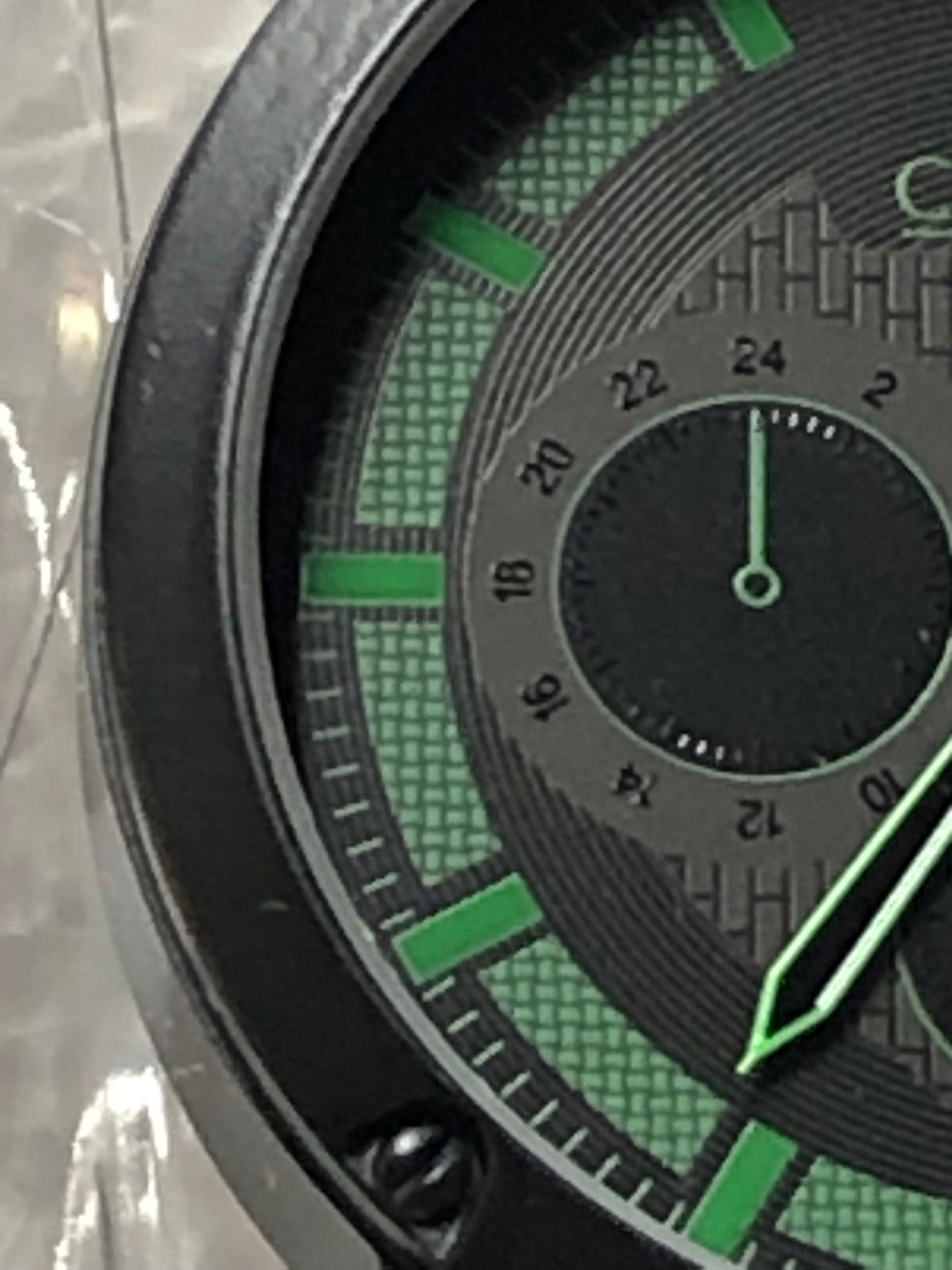 Miniatura: Orologio sportivo verde CALGARY di alta qualità