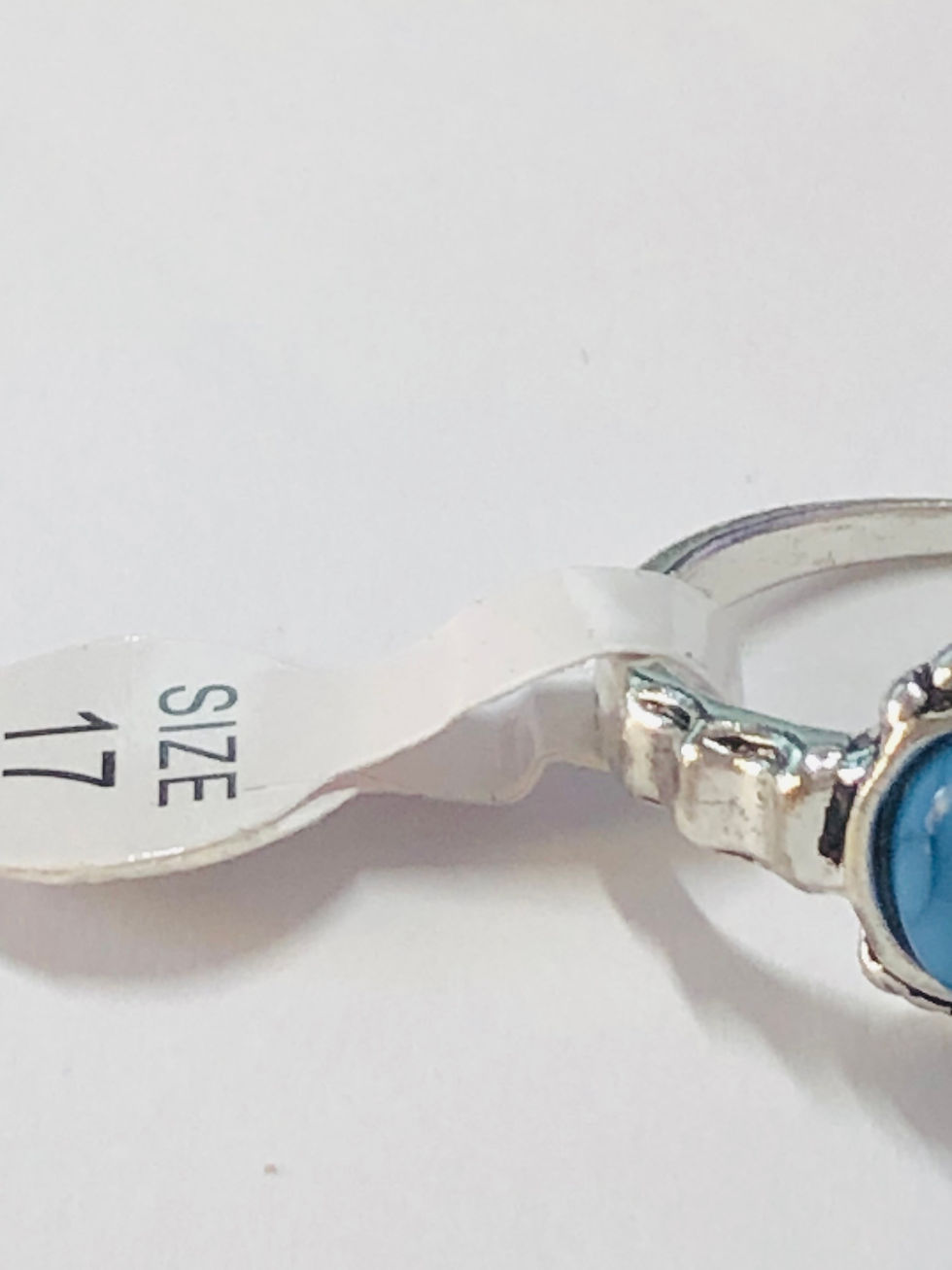 Miniatura: Anello con pietra naturale dura "CABOCHON" finemente lavorato mis.17