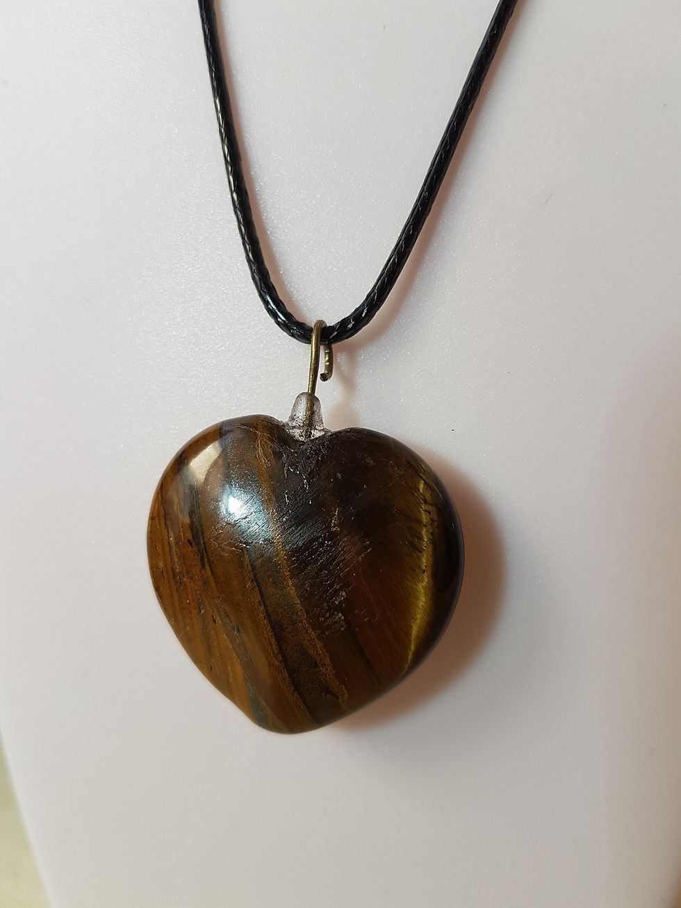 Miniatura: Collana con PIETRA DURA INDIANA a forma di cuore, di ottima fattura