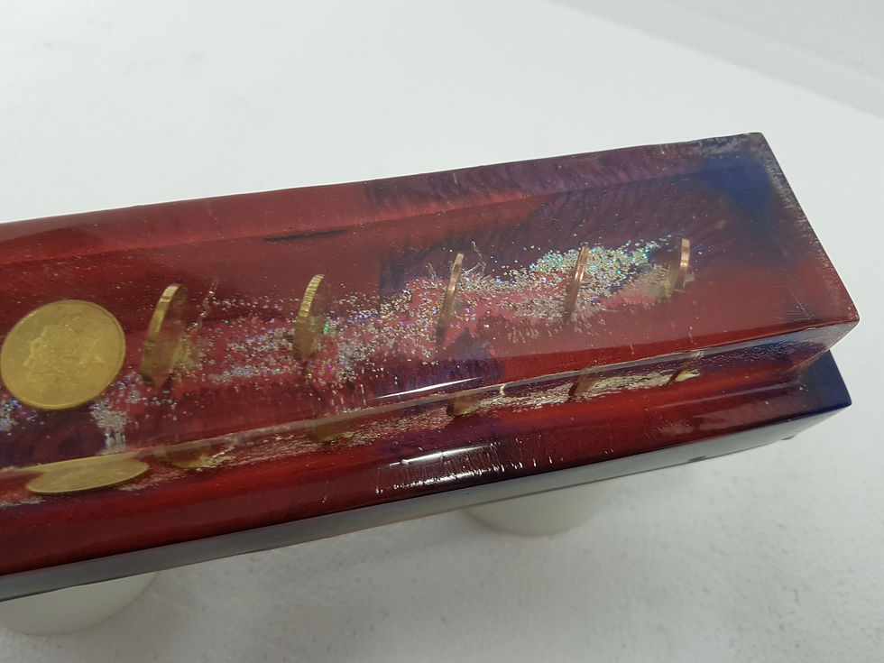 Miniatura: Monete Euro in resina "La crisi dell'Euro"