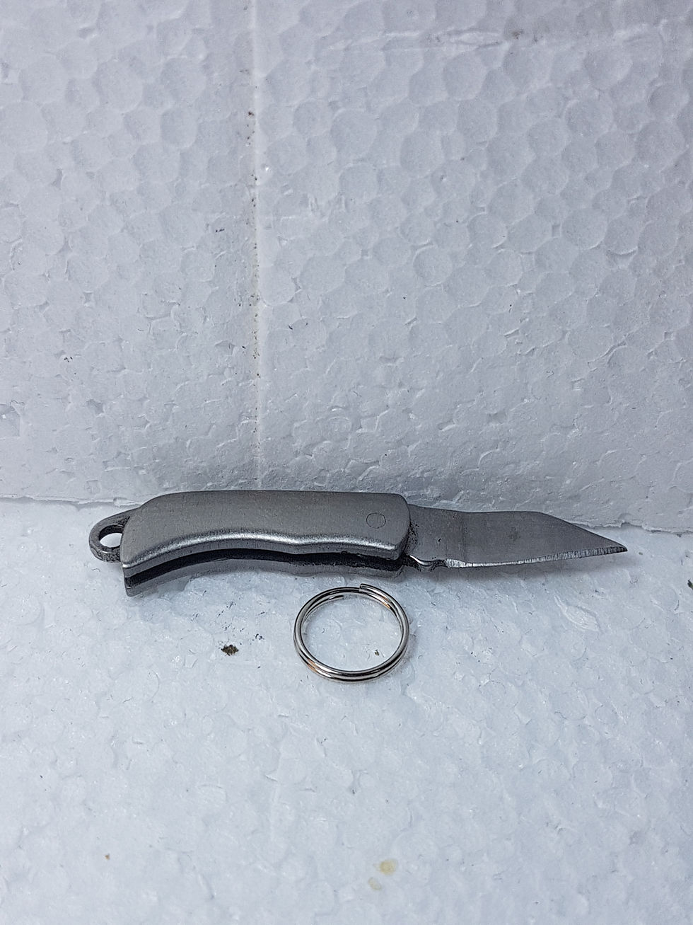 Miniatura: Coltellino interamente in acciaio inox anche per uso porta chiave