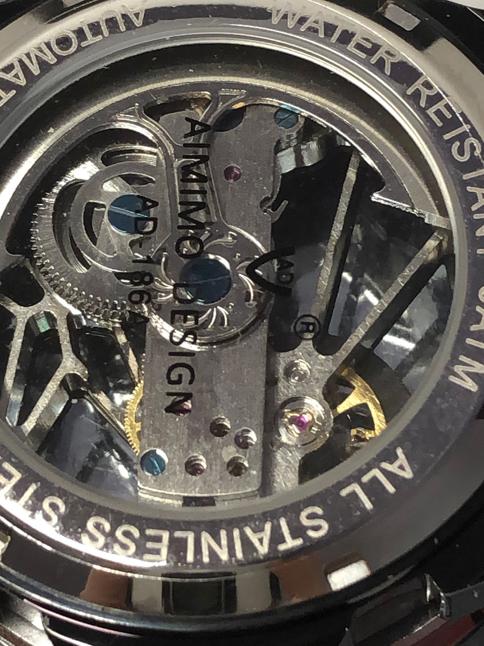 Miniatura: Orologio AIMIMO Automatico Meccanico doppia trasparenza HQ