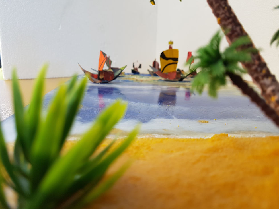 Miniatura: Quadro "Da casa ai caraibi, basta volerlo"