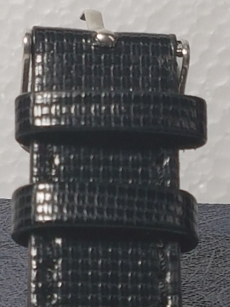 Miniatura: Orologio automatico CITIZEN usato in ottime con21 rubini con cinta in pelle nera