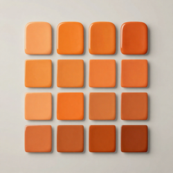 Nuancier du orange