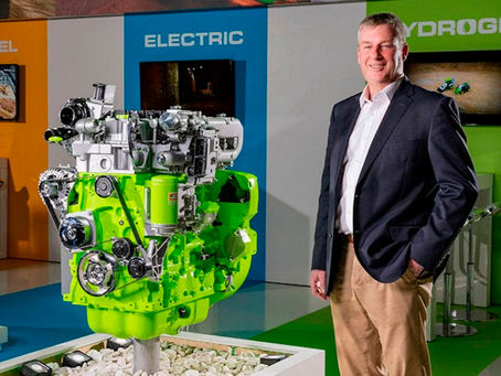 El motor de hidrógeno JCB hace su debut internacional