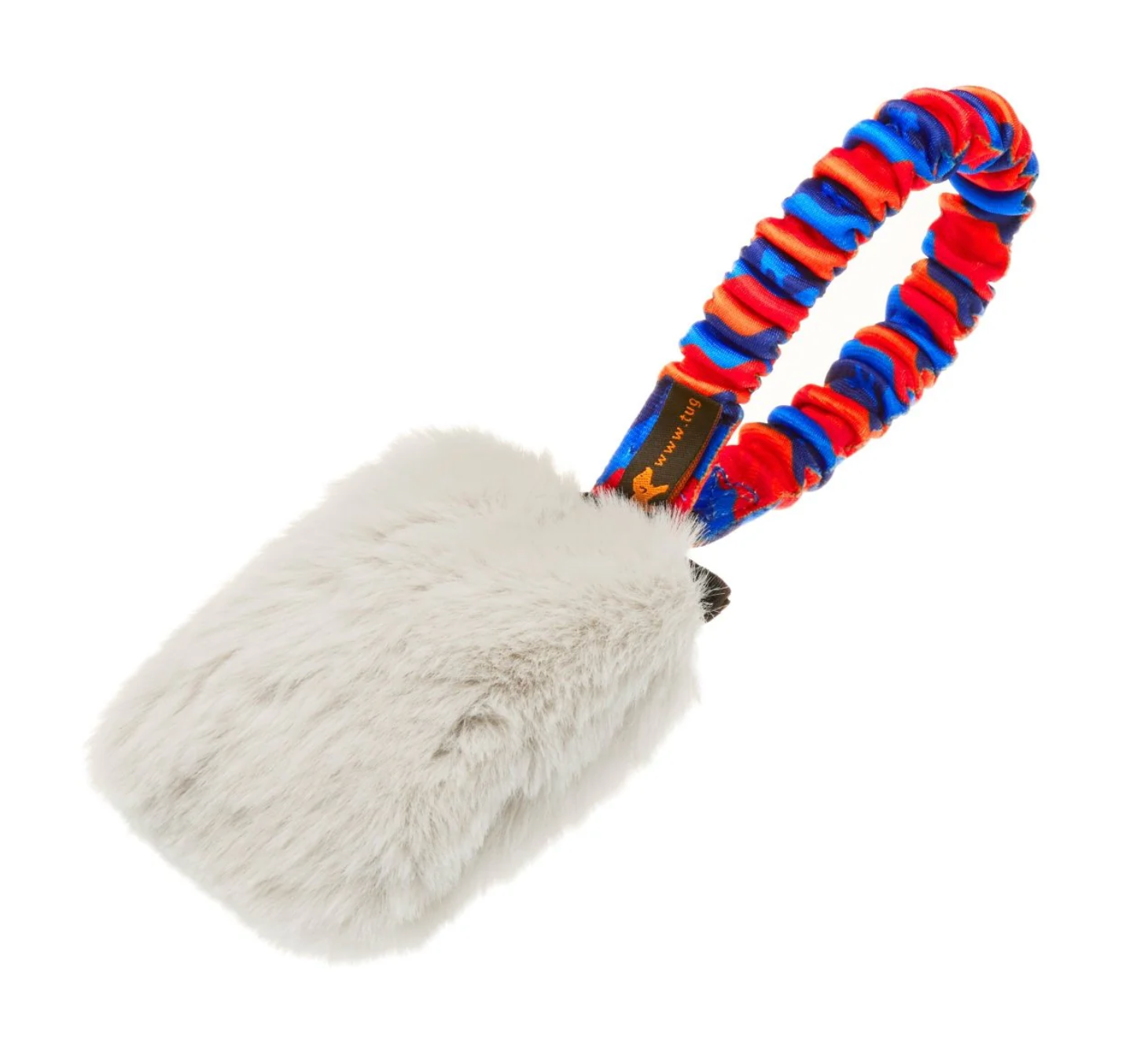 Pocket Faux Fur Squeaky Tug-e-nuff