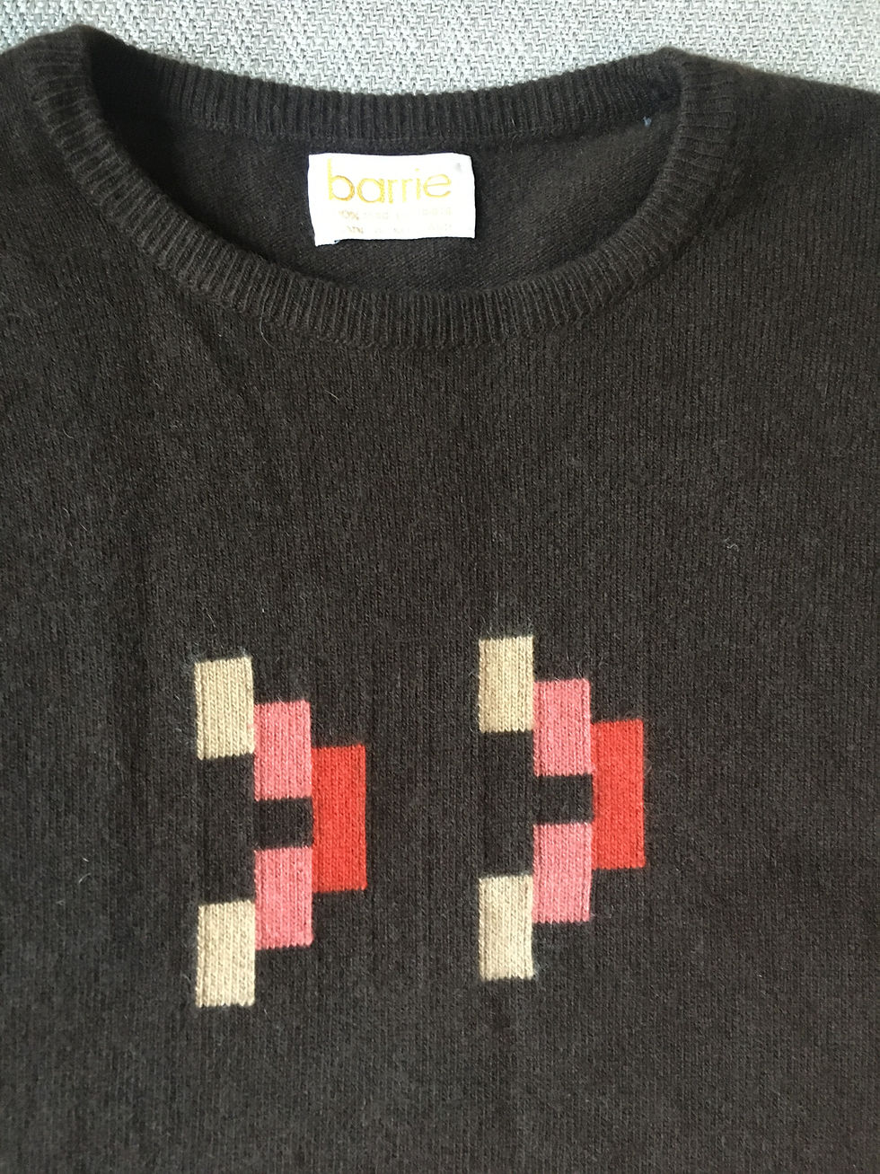 Thumbnail: Barrie (Chanel maker) Twinset100% cashmere S/M