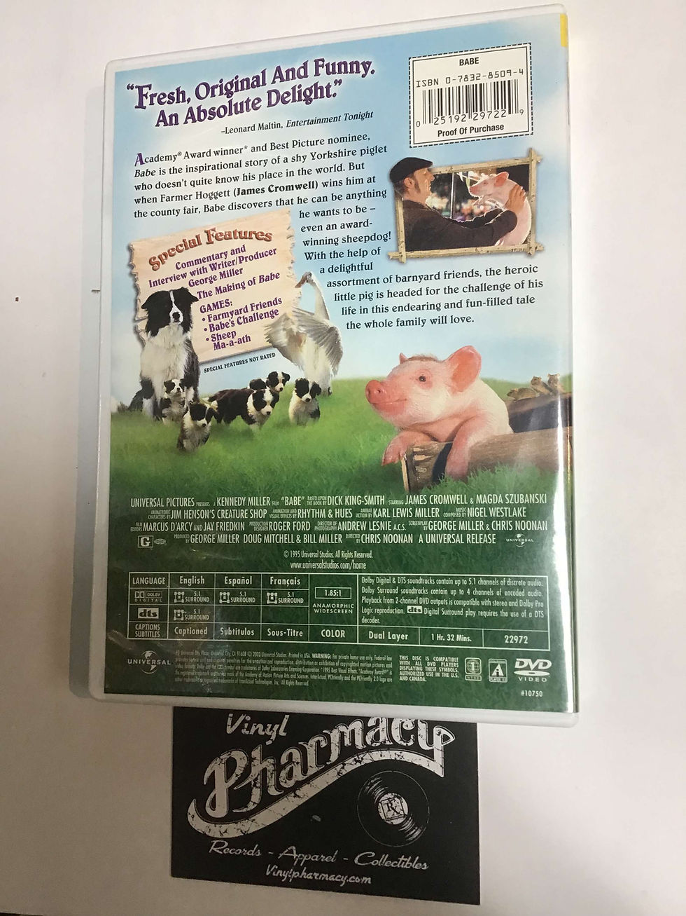 Thumbnail: Babe : James Cromwell  (1995) DVD