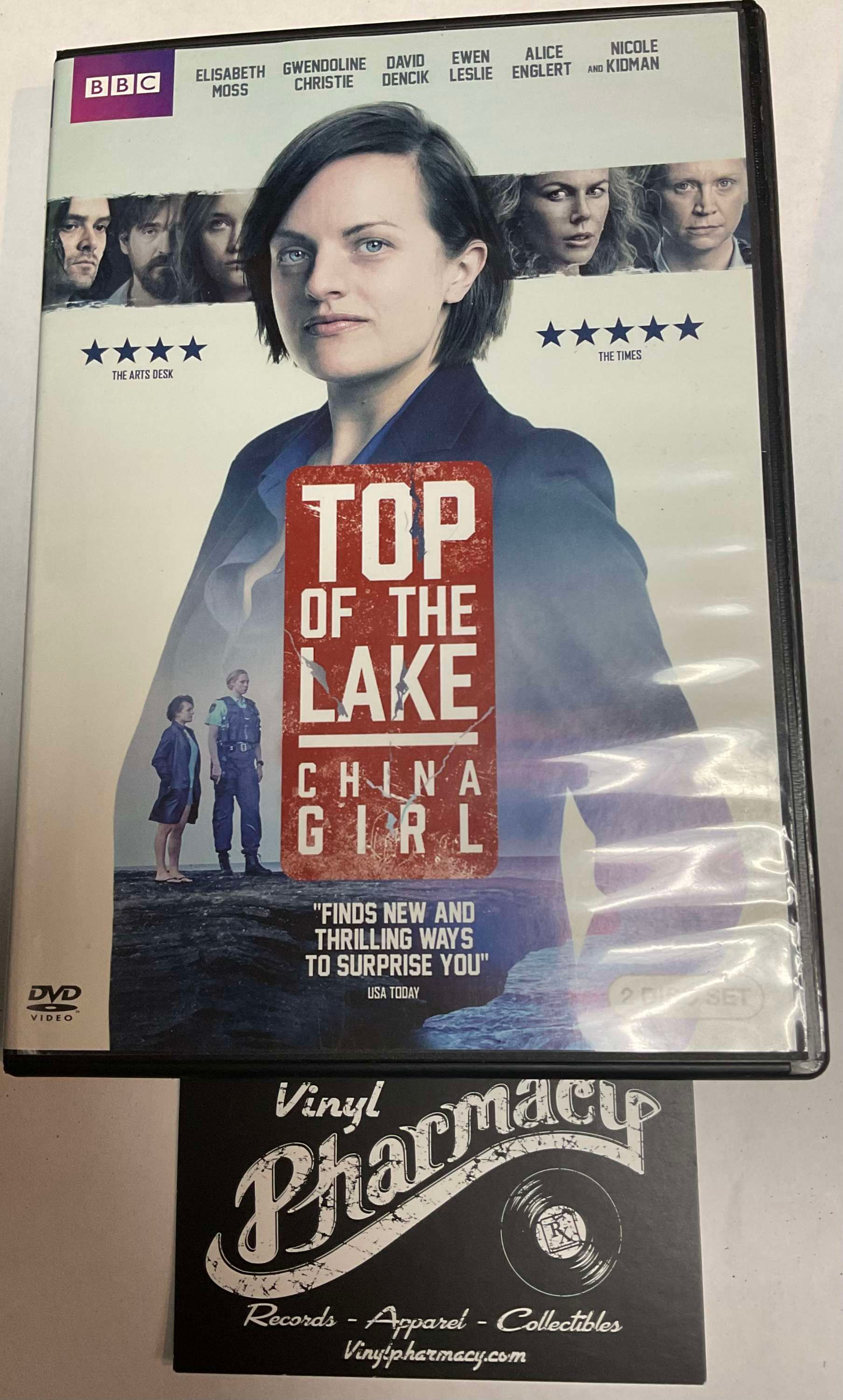 Top Of The Lake/China Girl  6 Episodes Moss/Christie/Kidman  (2013-2017) DVD 