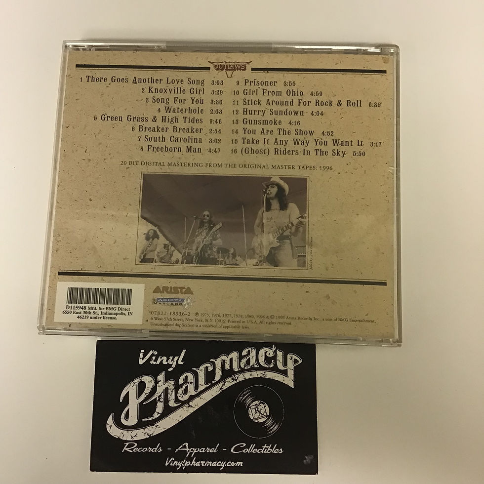 Thumbnail: The Outlaws Masters : Outlaws Best Of.. Green Grass And High Tides  (75' 96') CD