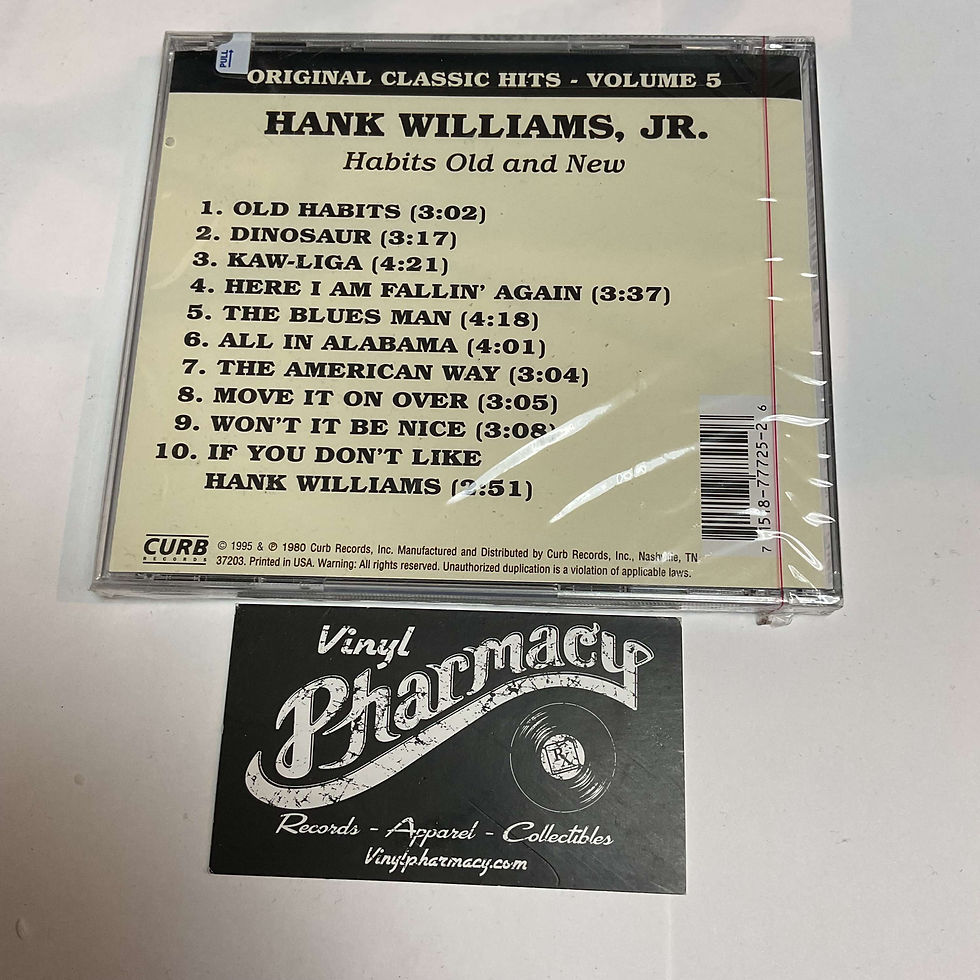 Thumbnail: Hank Williams Jr.  Habits Old And New Classic Hits Volume 5  '80-'95  Sealed CD 