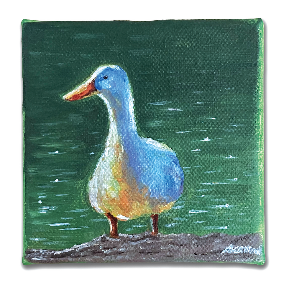 Thumbnail: Original Mini Duck Painting