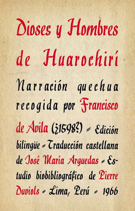 Dioses y hombres de Huarochirí (Estuche)