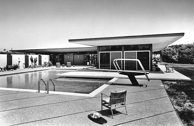Original pool area