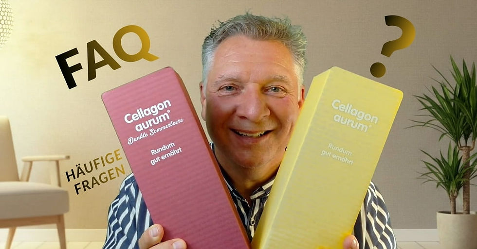 Sascha Sonnenschein beantwortet häufige Fragen rund um Cellagon Produkte